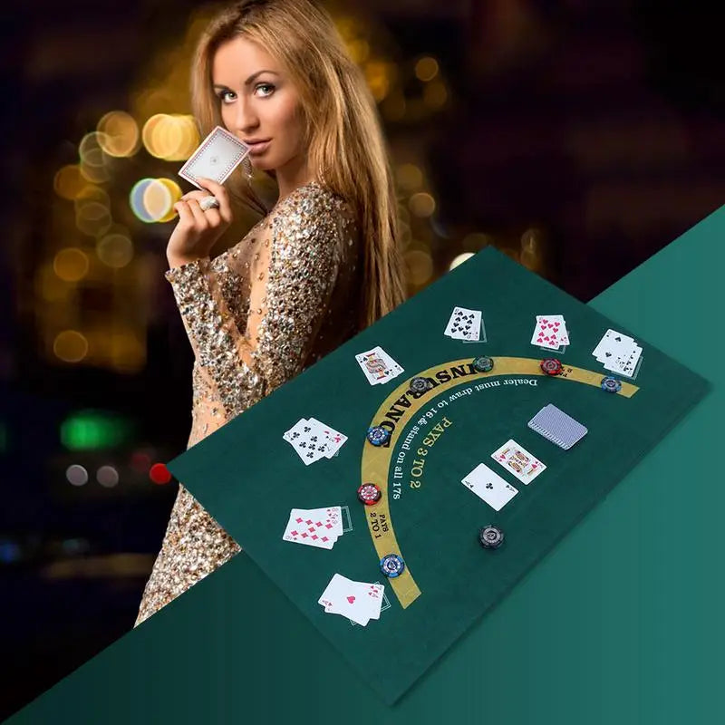 Double-sided Poker Layout Mat