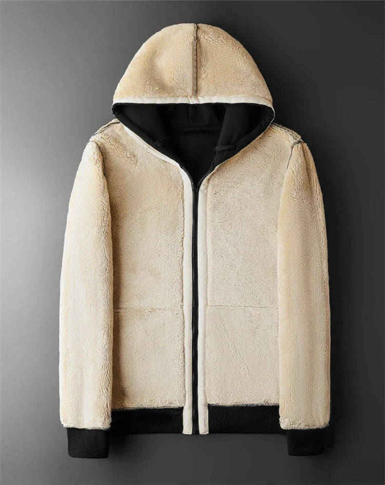 Hooded Wool Lined Jacket