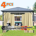 4 Panels Waterproof Outdoor Curtains
