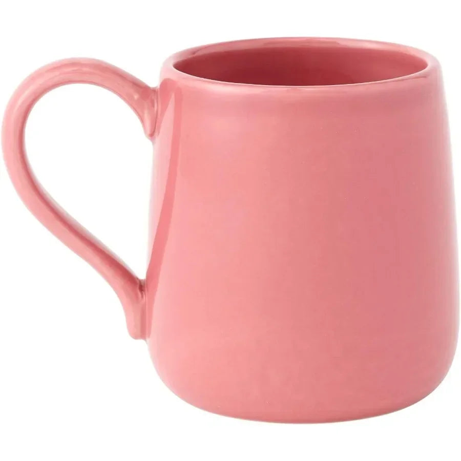 16 oz Pink Stoneware Mug