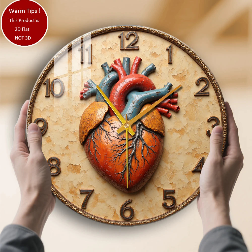 Tempered Glass Wall Clock