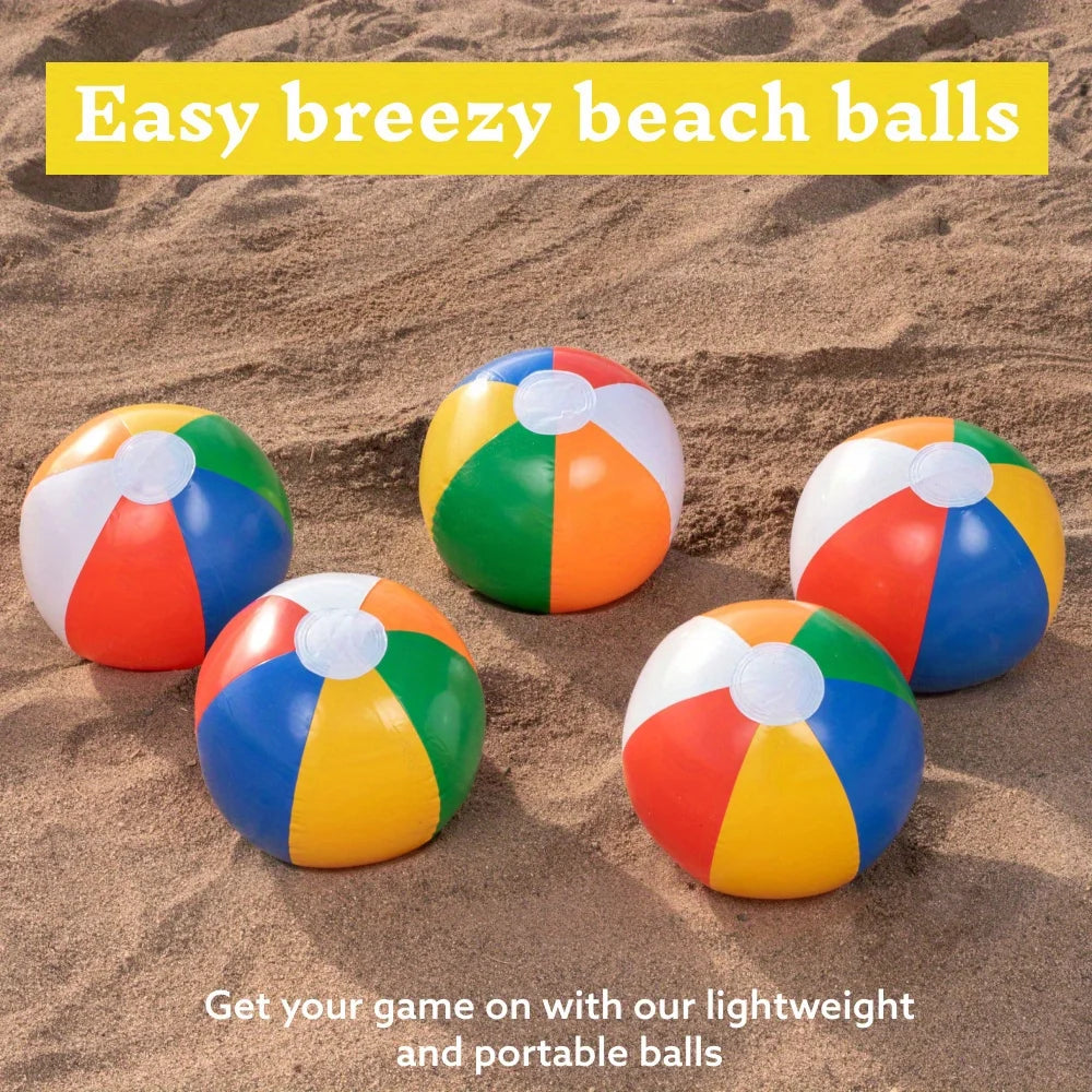 Rainbow Beach Balls
