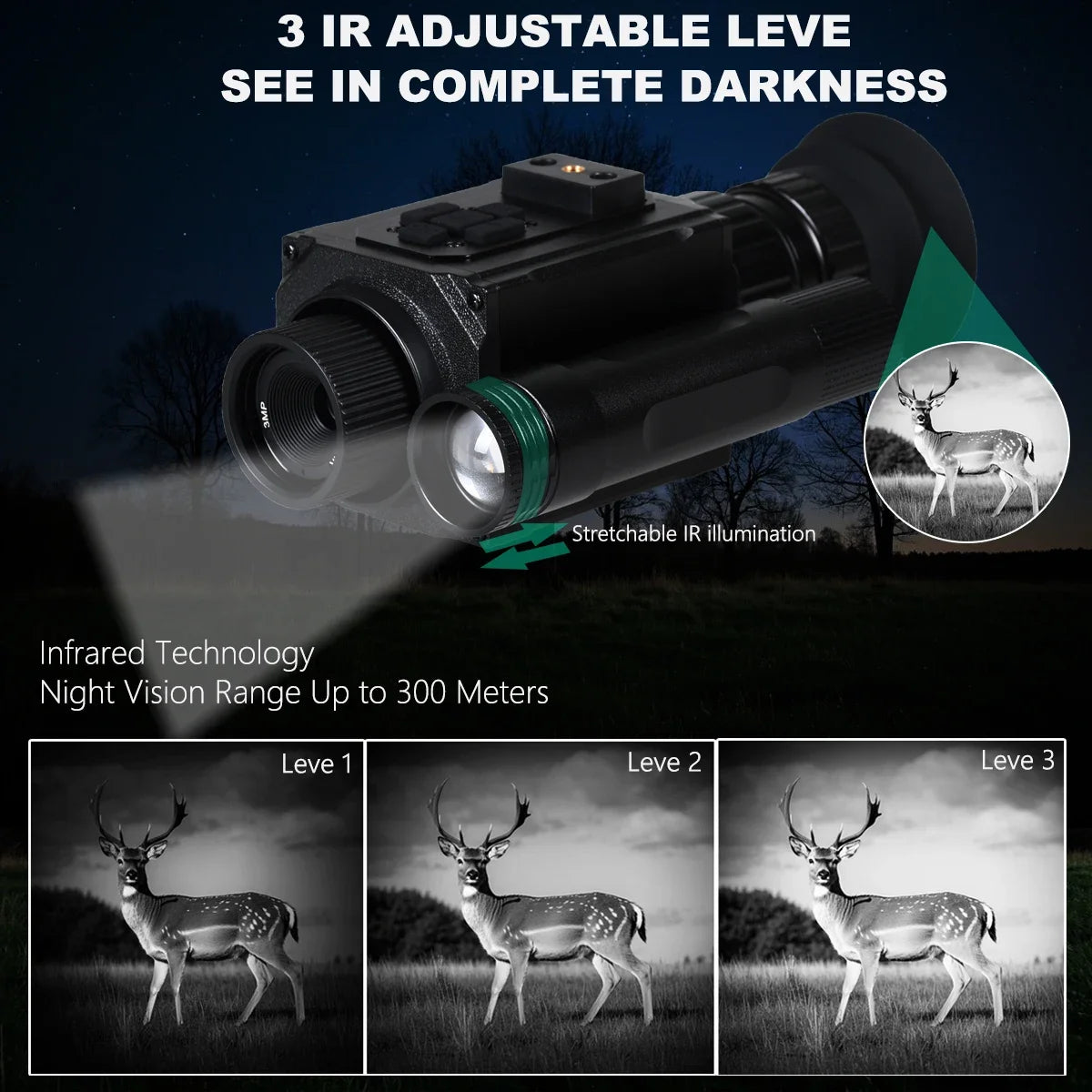 Helmet Night Vision Long-Distance