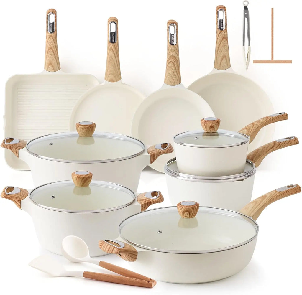 26-Piece Ceramic Nonstick Cookware Set
