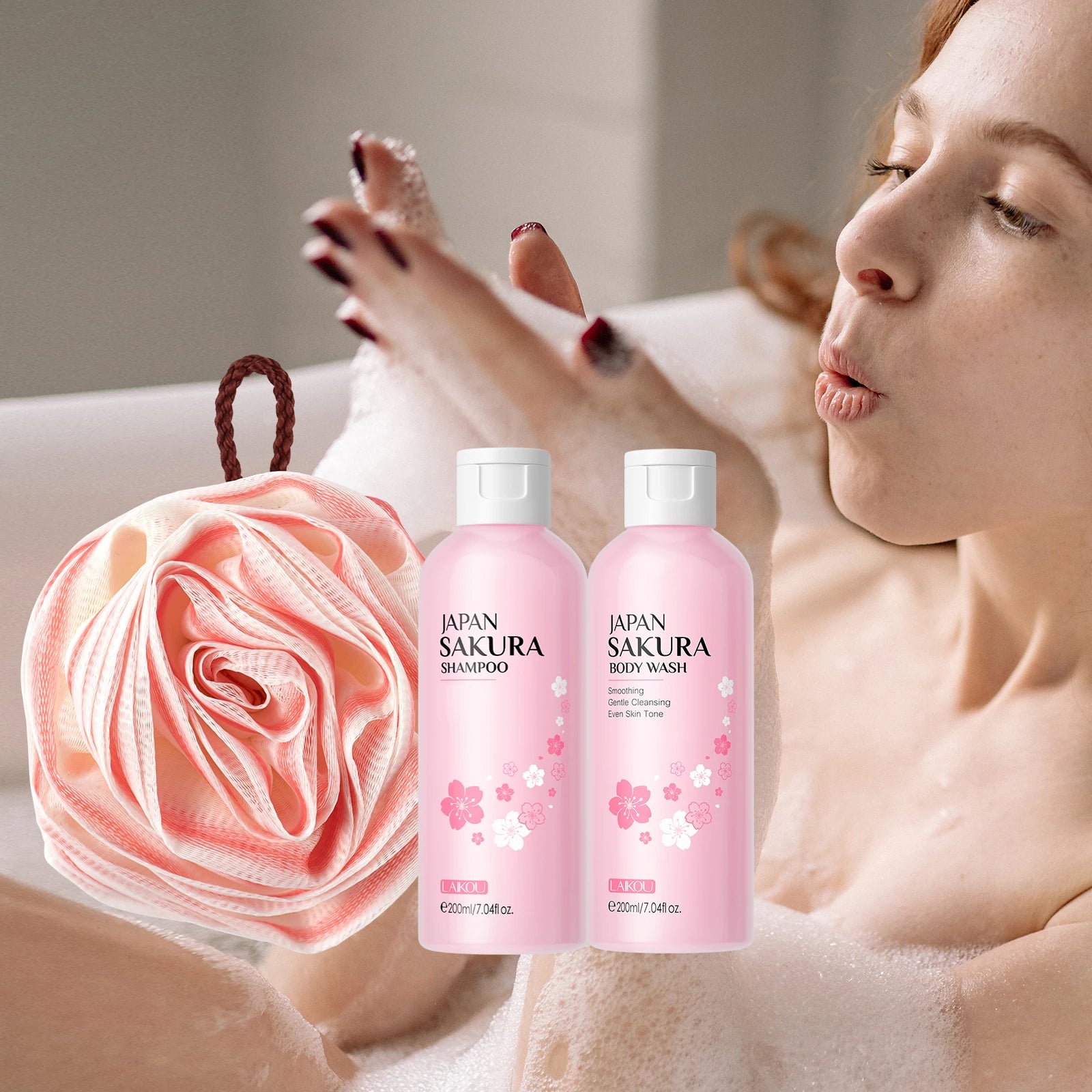 Body Wash + Shampoo Set