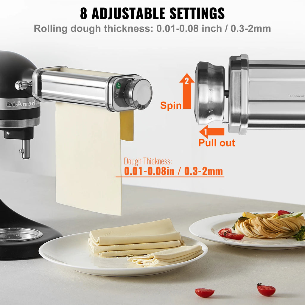 Pasta Attachment for KitchenAid Stand Mixer
