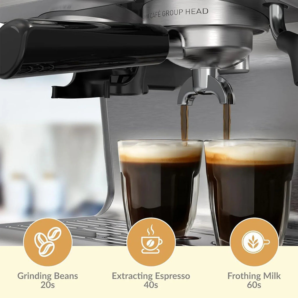20 Bar Espresso Coffee Machine 1450W