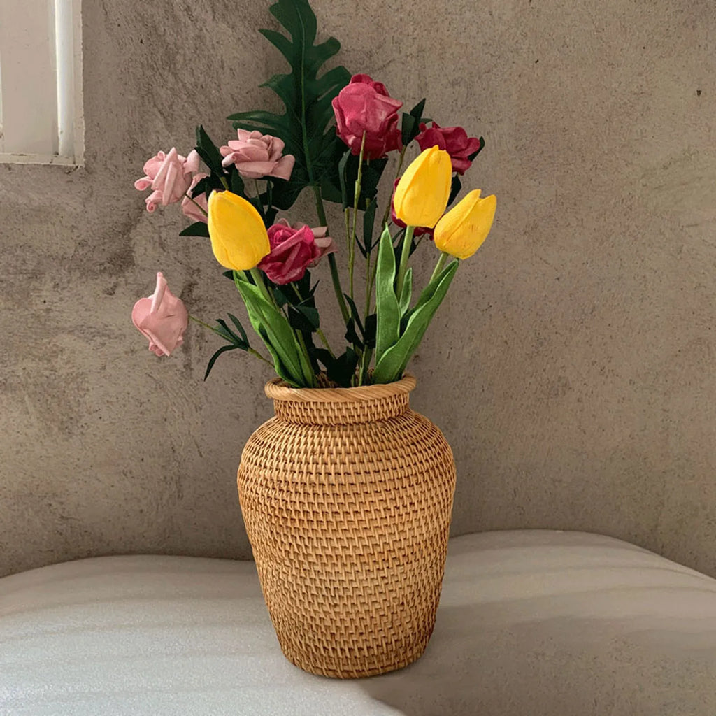 Home Decoration Dried Flower Arrangement Vase