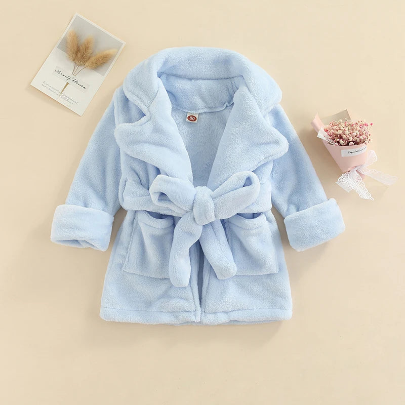 Children's Plush Bathrobe