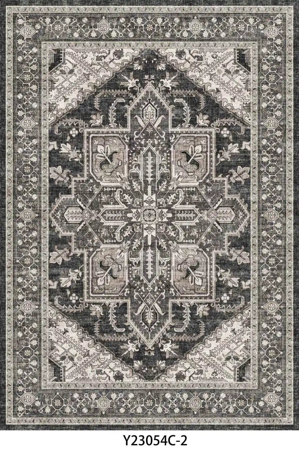 Vintage Floor Washable Area Rug