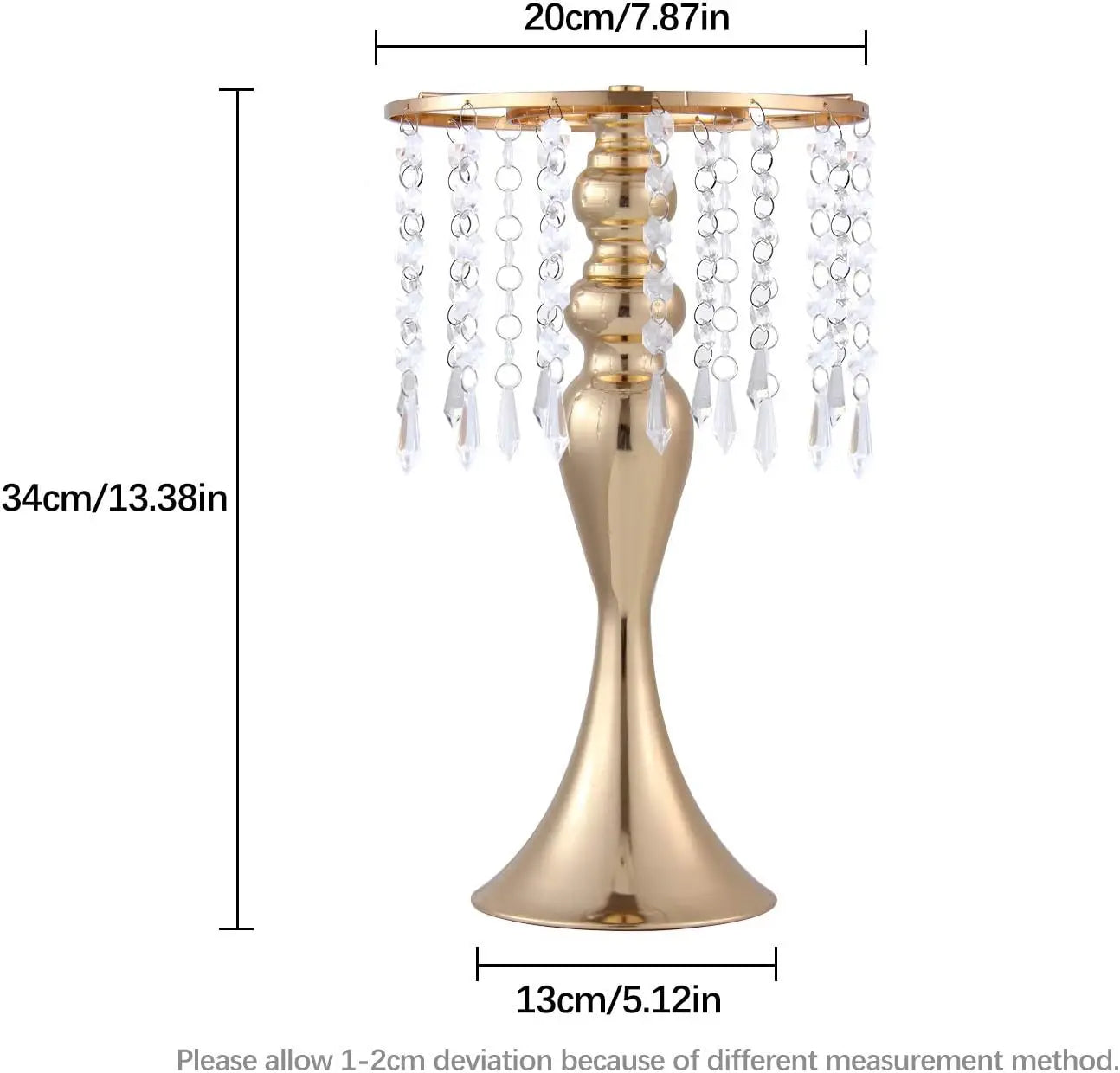 Versatile Gold Centerpieces Vase