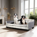 Dutch Velvet Upholstered Sofa