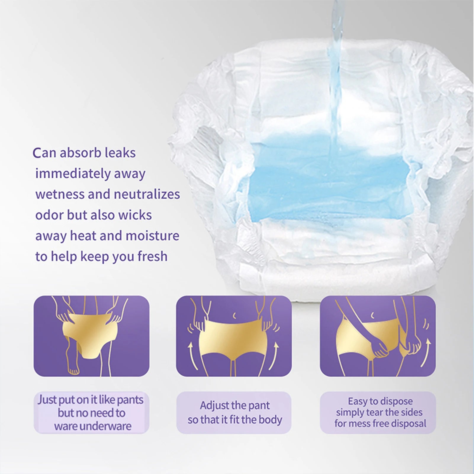 Woman's Disposable Period Underwear