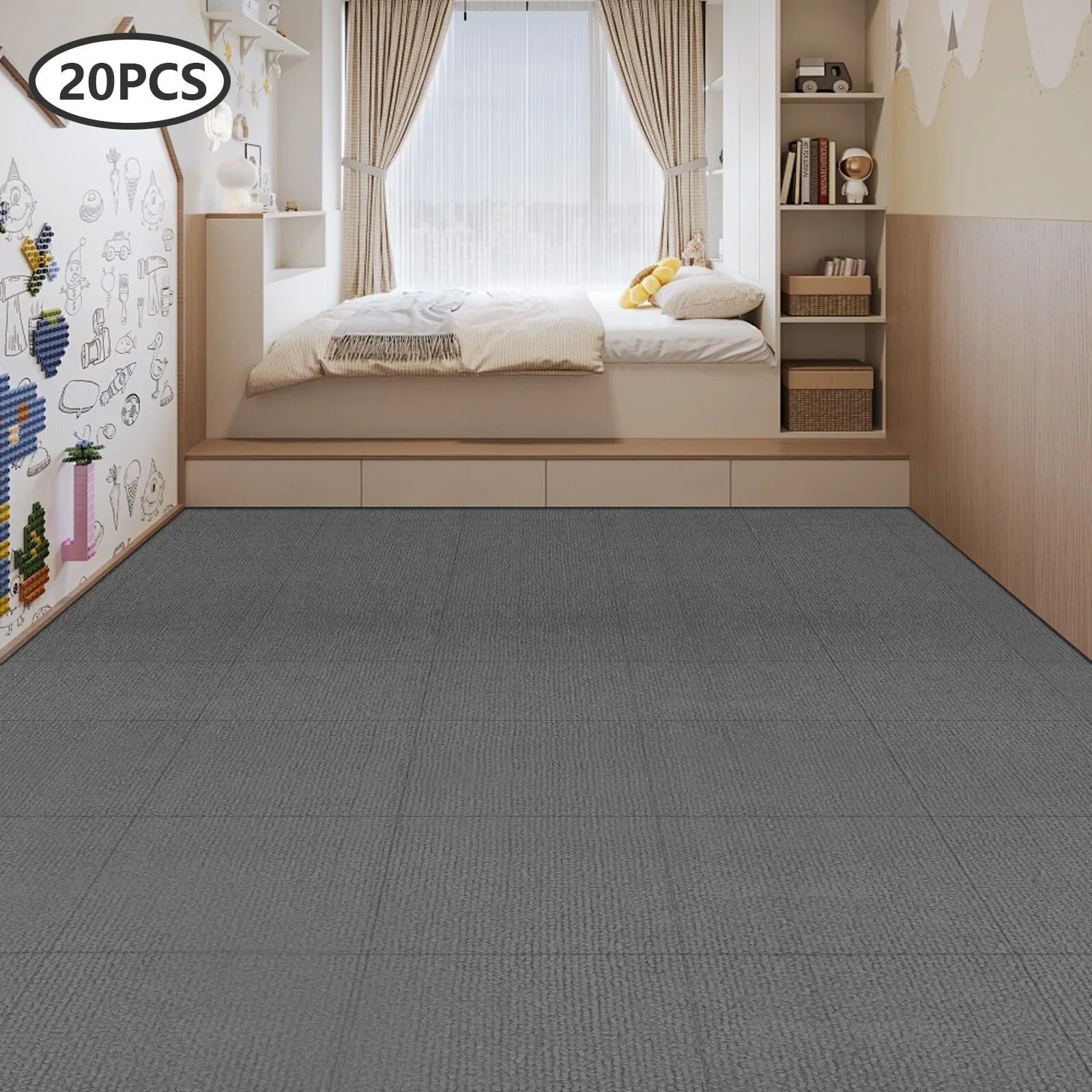 Carpet Peel & Stick Floor Mat