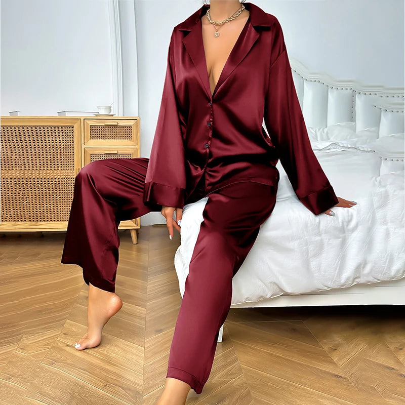 Casual Autumn Pajamas  Set