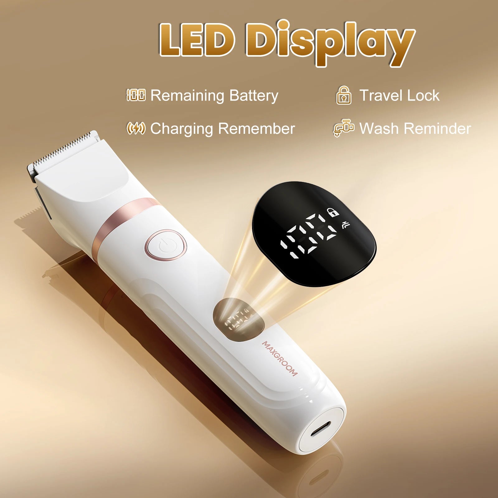 Women's Waterproof Body Trimmer
