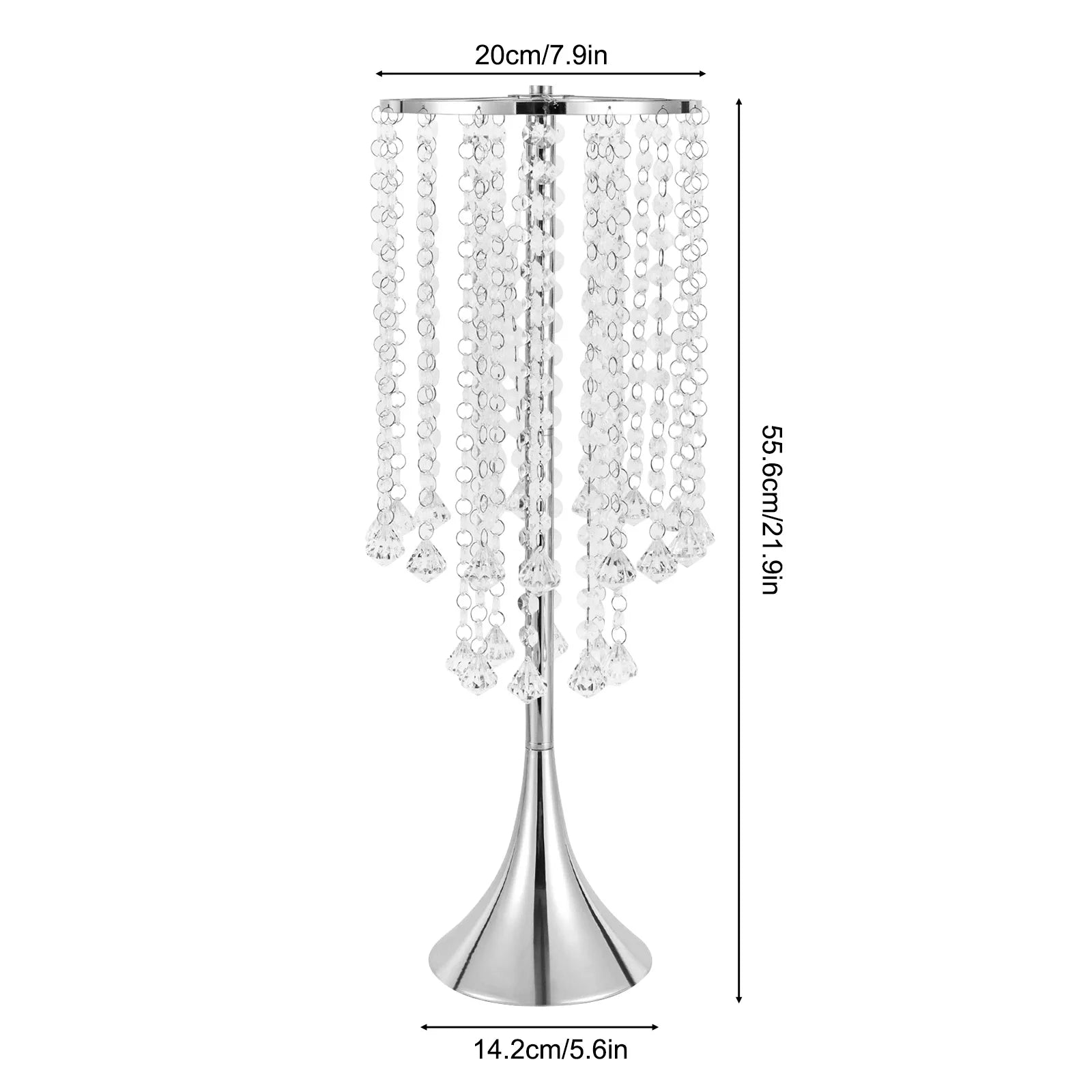 Luxurious  Crystal Flower Arrangement Vase