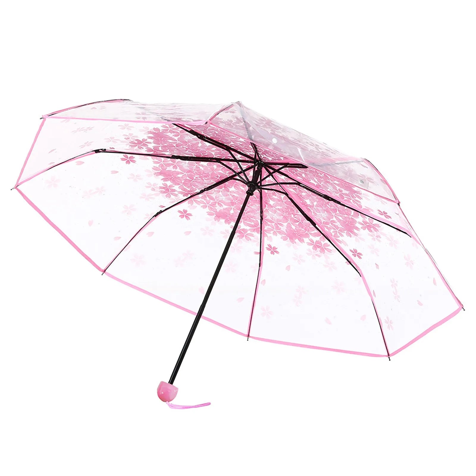Transparent Clear Umbrella 3 Fold