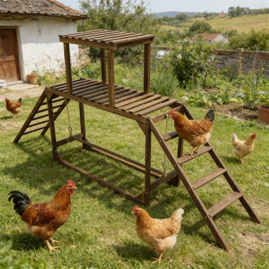 Solid Wood Chicken Coop