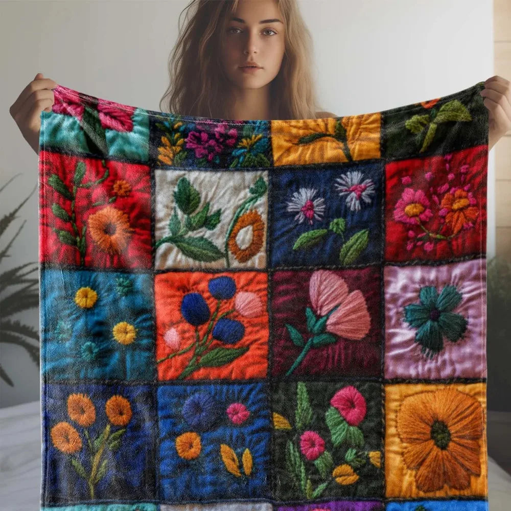 Vintage Patchwork Blanket