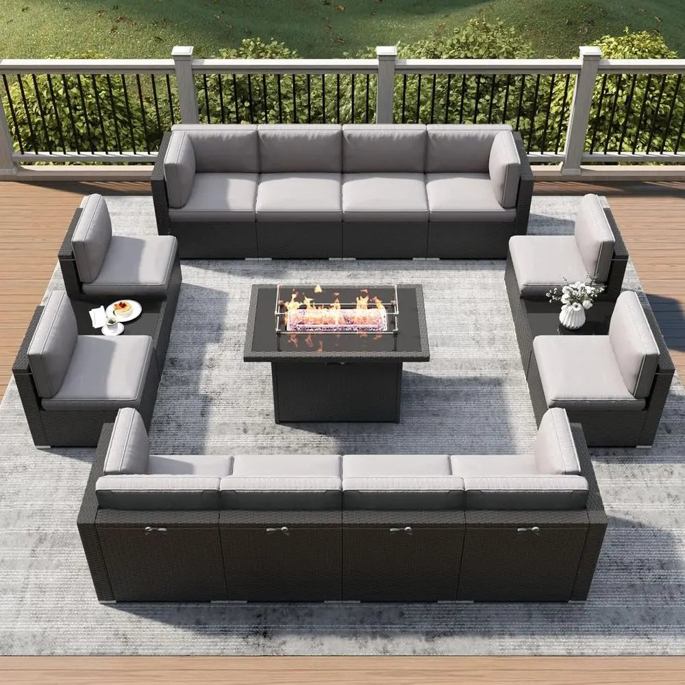 Luxury 15 - Piece Patio Set
