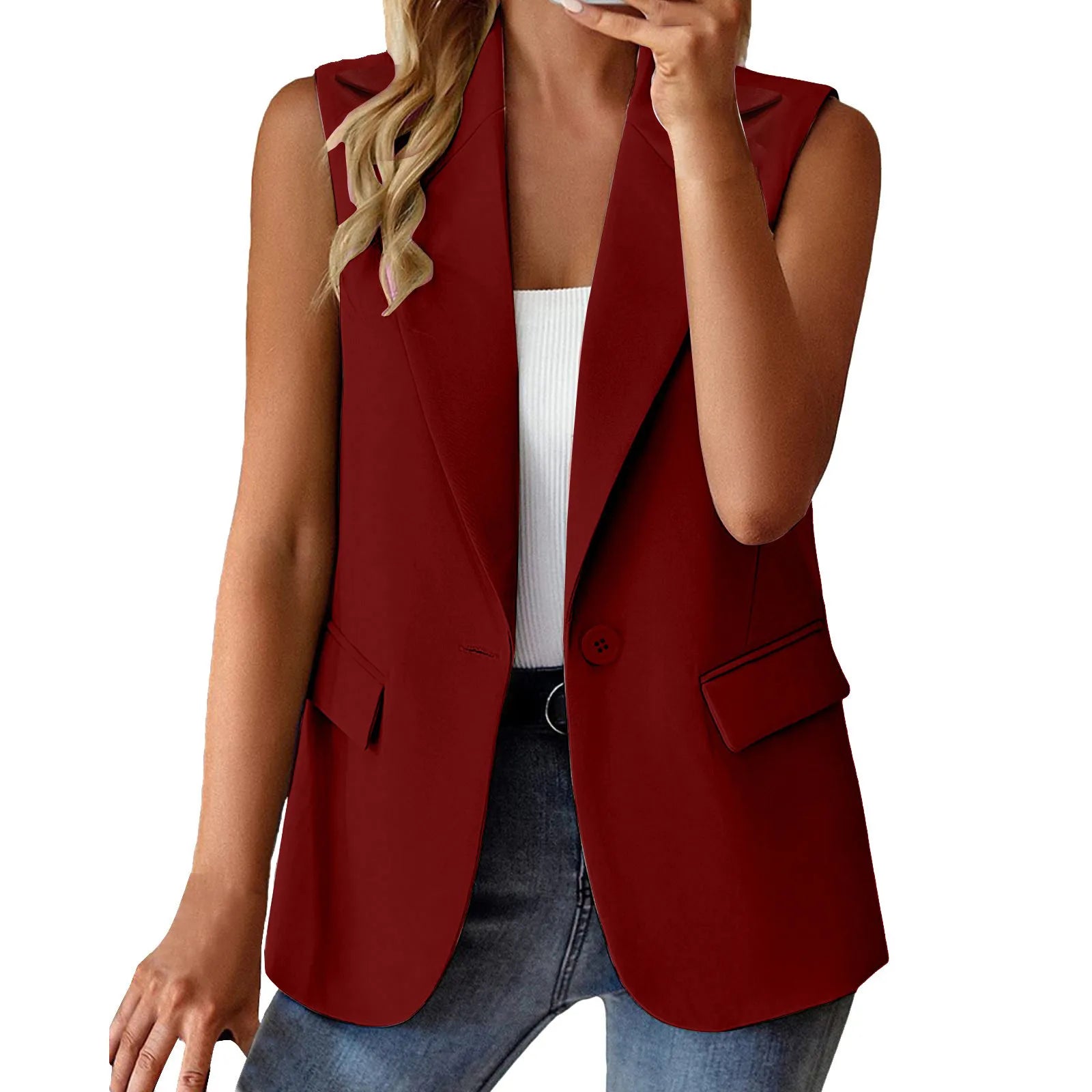 Casual Sleeveless Vest