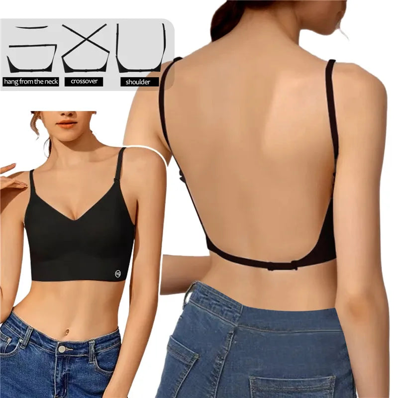 Invisible Bra Deep U Plunge