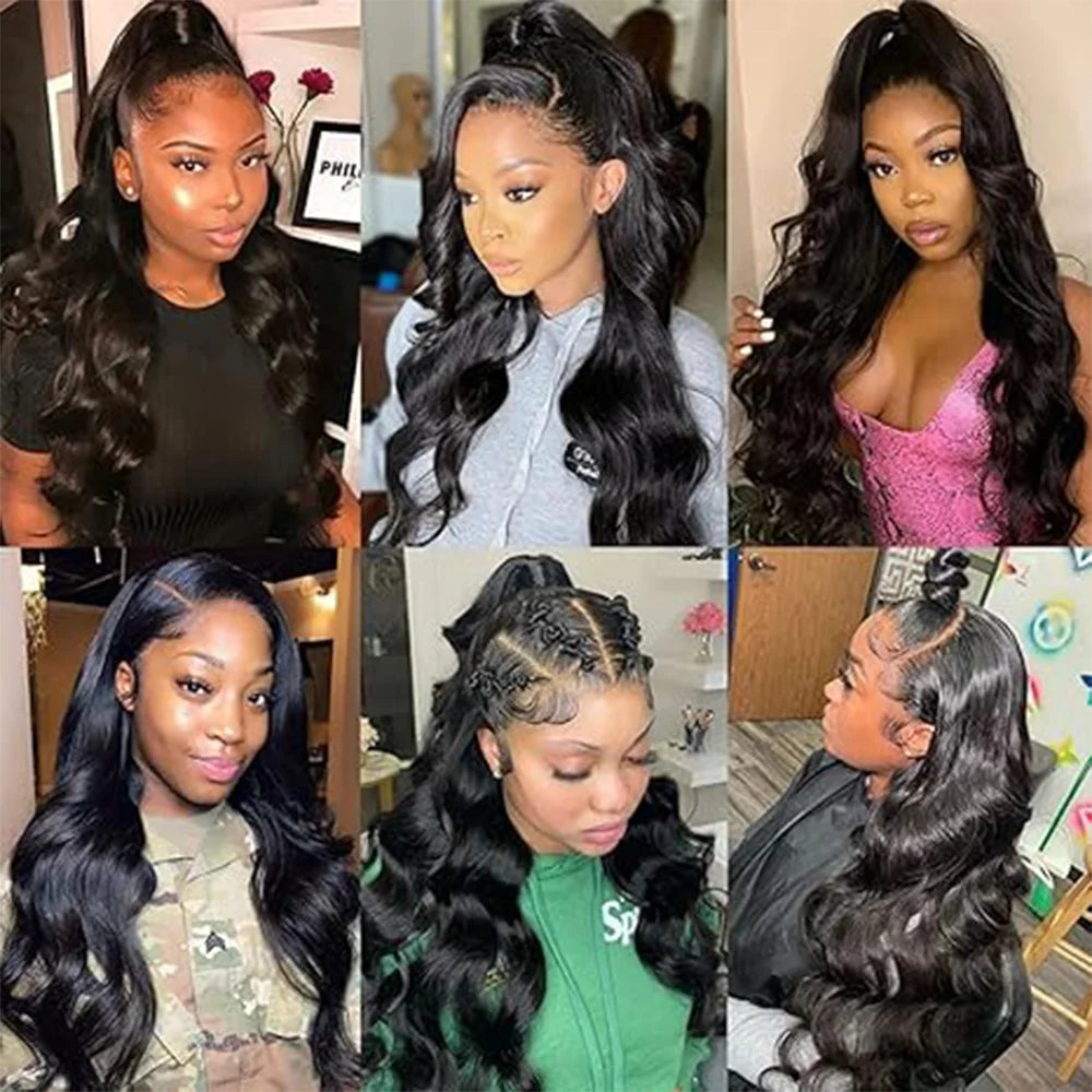 V Part Wig Human Hair Body Wave Brazilian Hair