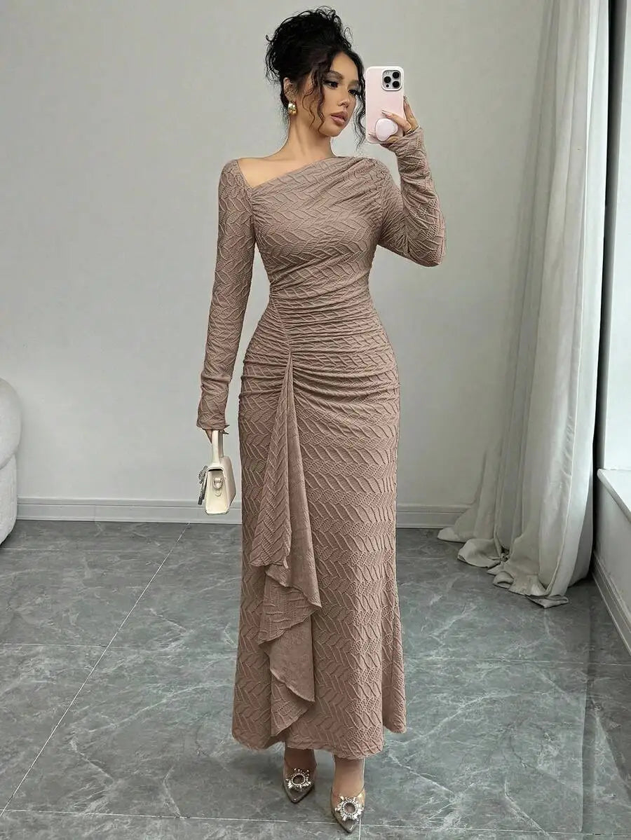 Long Sleeve  Maxi Dress