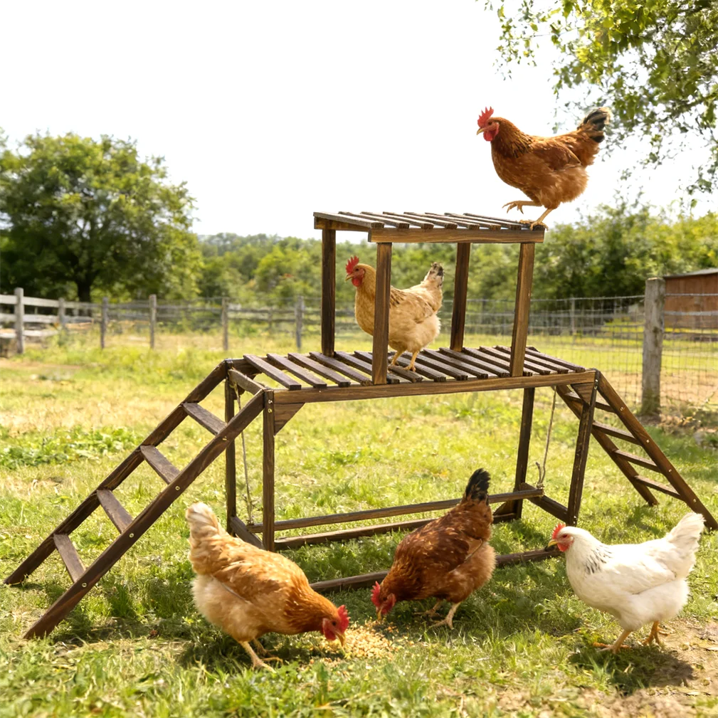 Solid Wood Chicken Coop