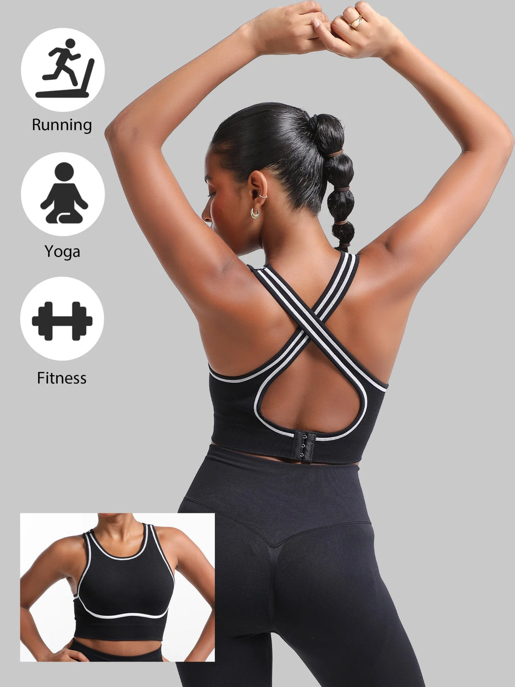 Contrast Sports Bra