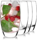 Set of 4 Lead-Free Crystal Tall Tumblers