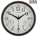 Antique Bronze Indoor/ Outdoor Wall Clock