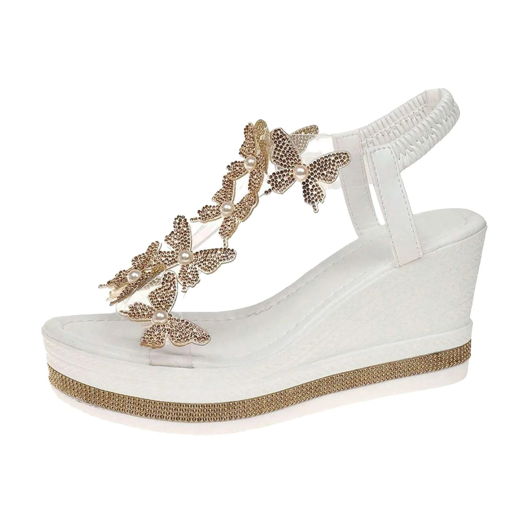 High Heel Wedge Sandals