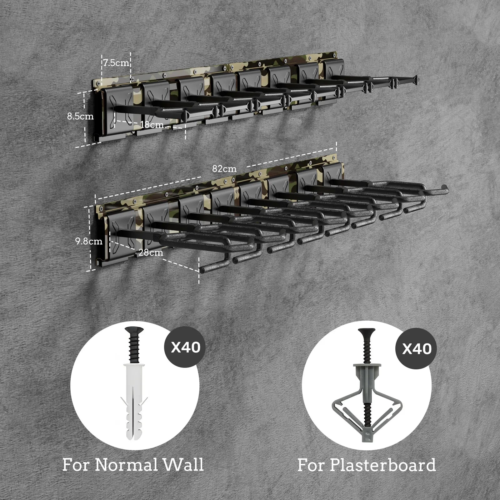 Gun Rack Heavy Duty Steel Shotgun