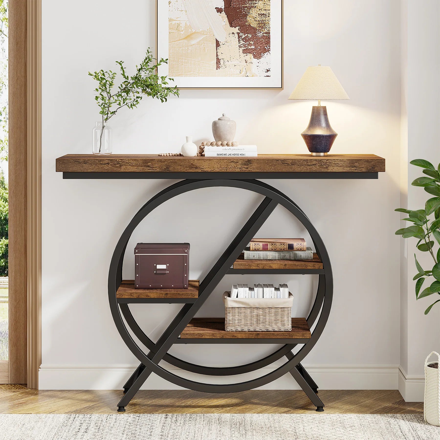 Entryway Console Table, 39.4-Inch
