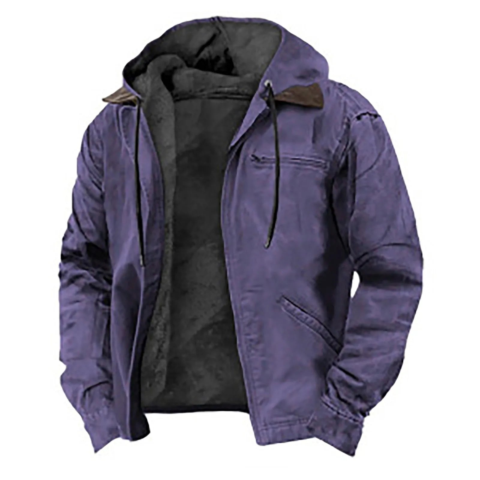 Vintage Oversize Hooded Jacket