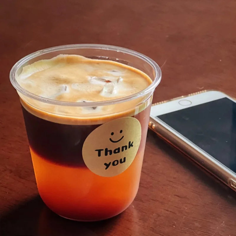 Disposable Plastic Coffee Cups with Lids