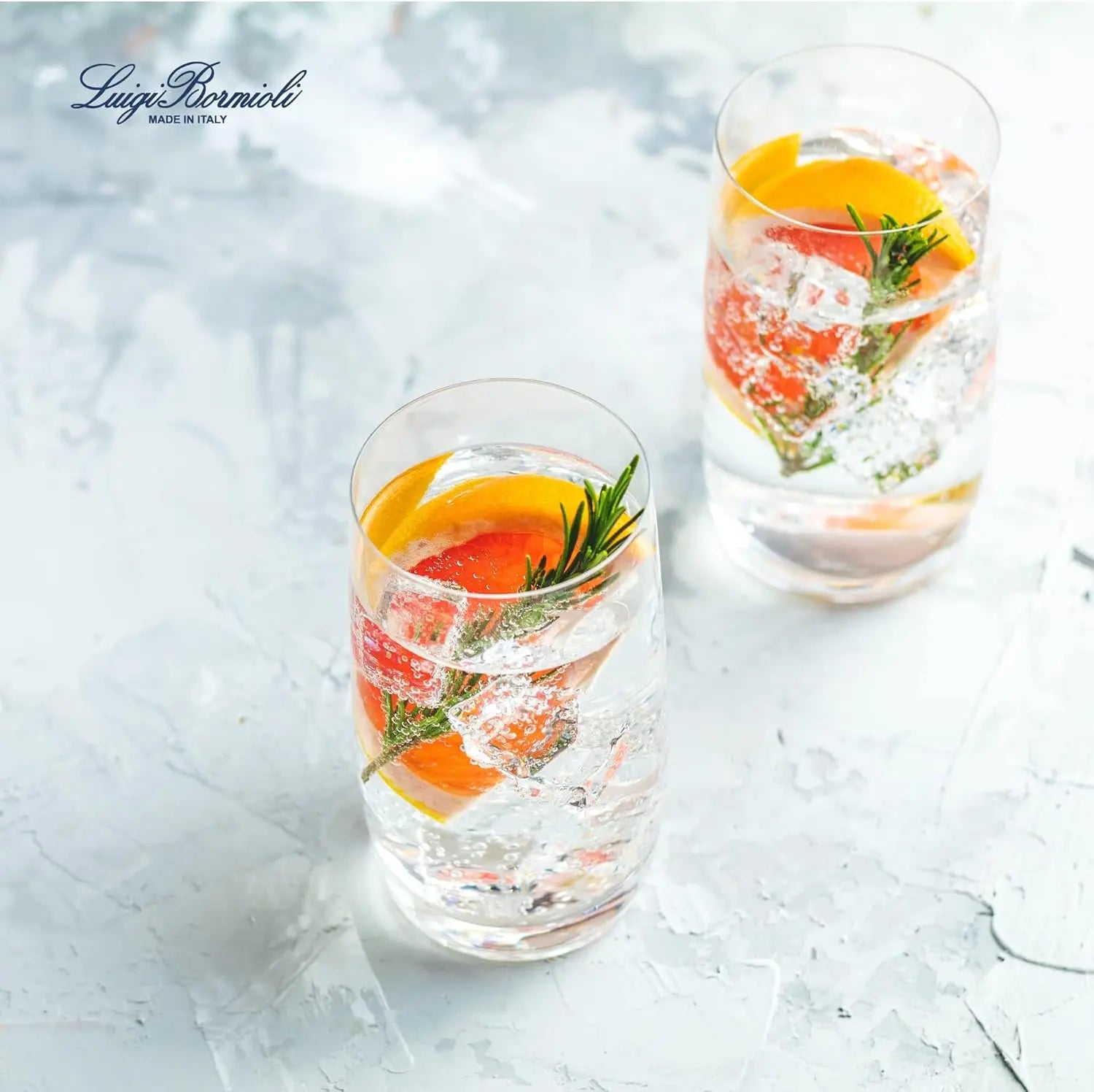 Set of 4 Lead-Free Crystal Tall Tumblers