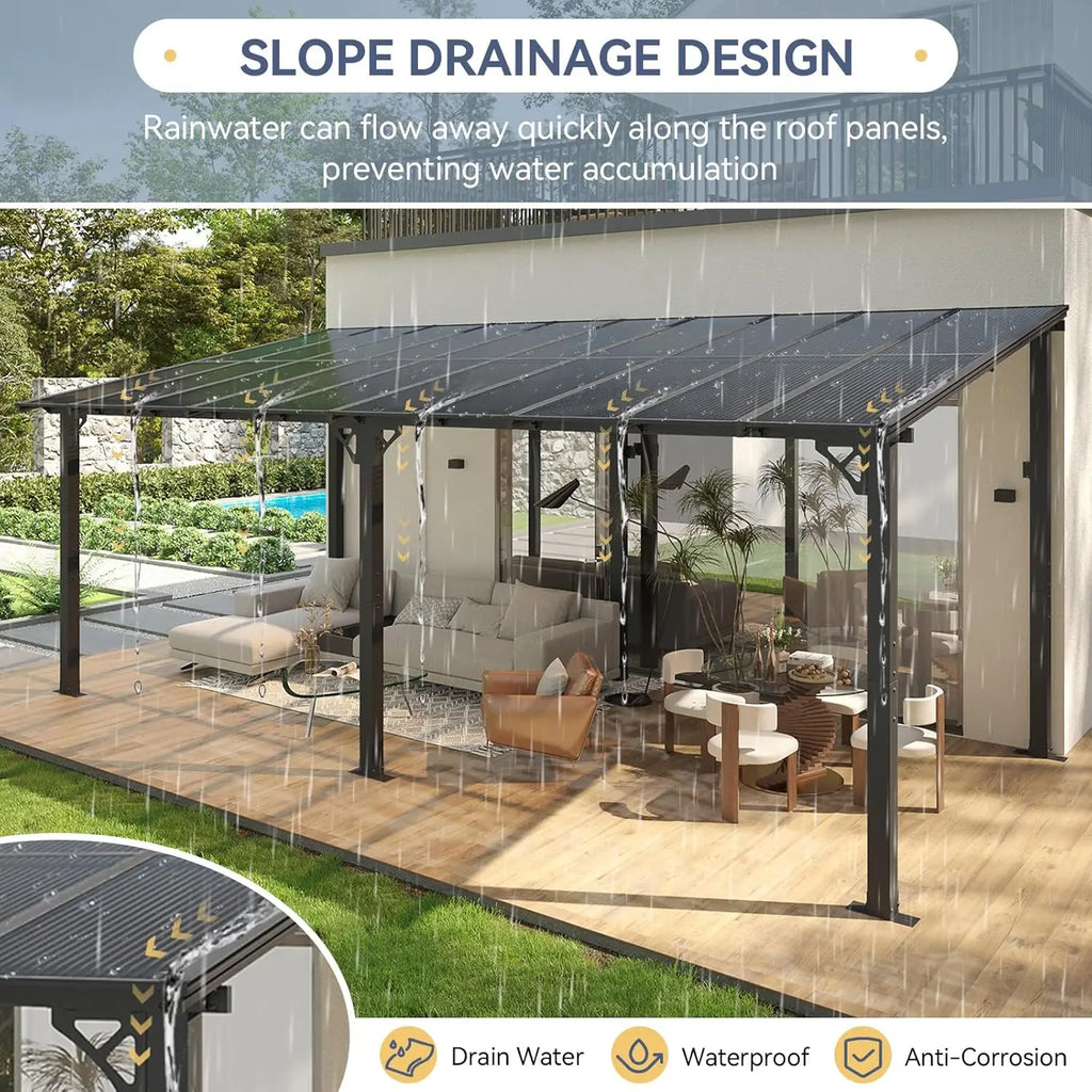 Large Wall Mounted Heavy Duty Awnings