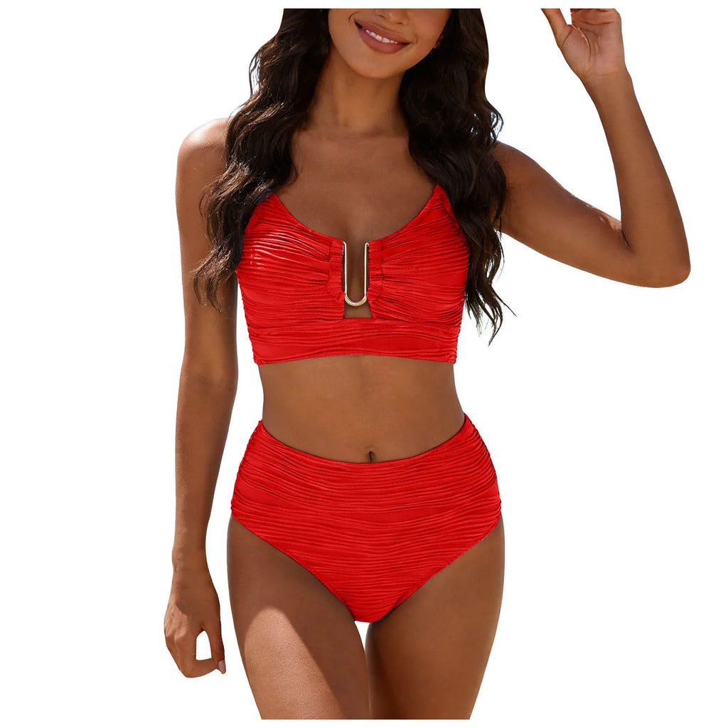 Two Piece  Retro  Tankini Brazilian Swimwear