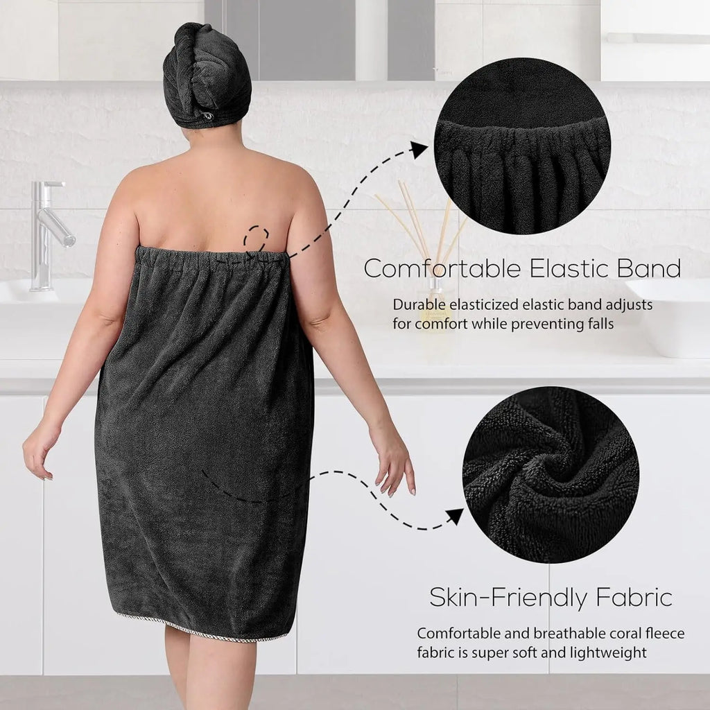 Plus Size Towel Wrap