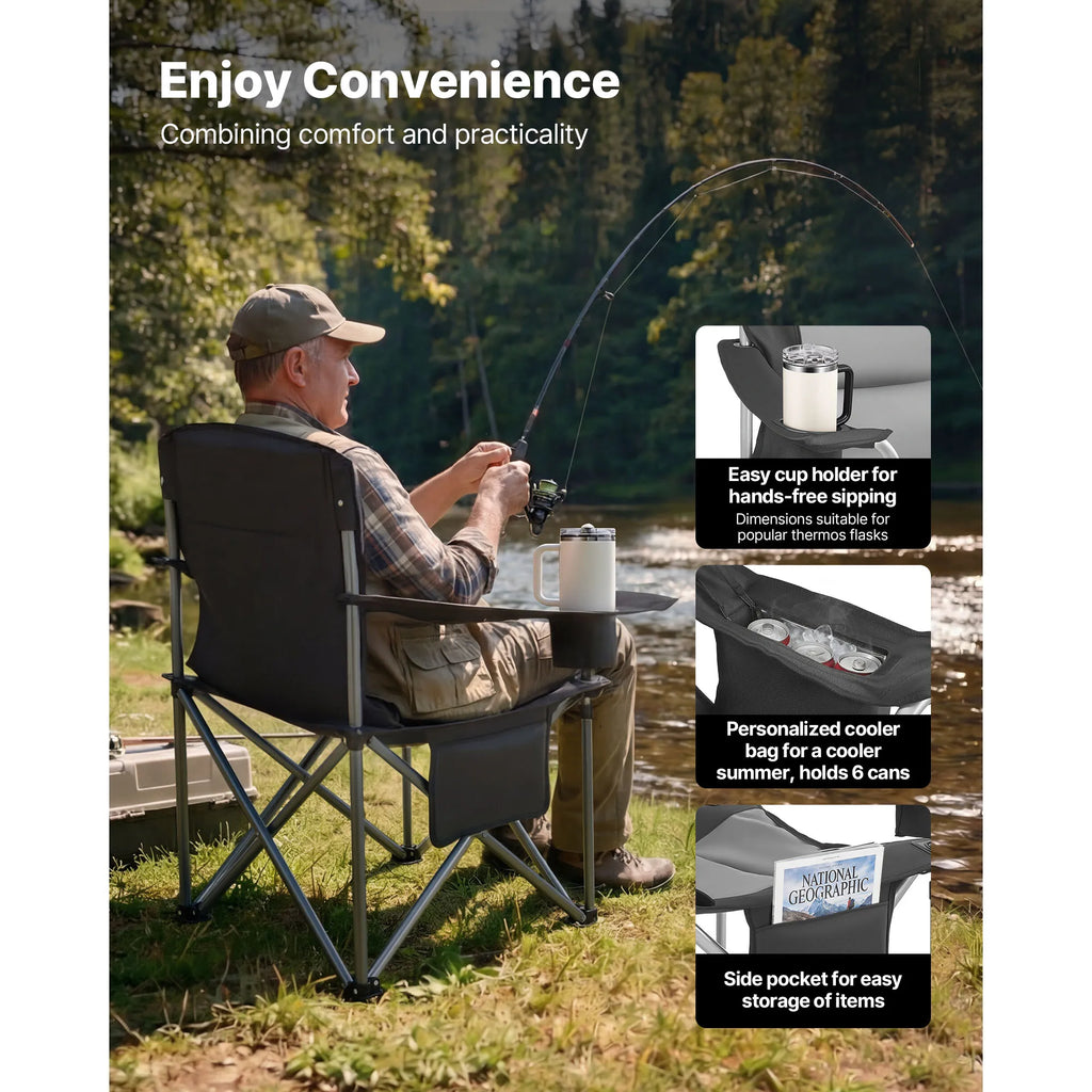 2Pack Oversized Camping Chairs
