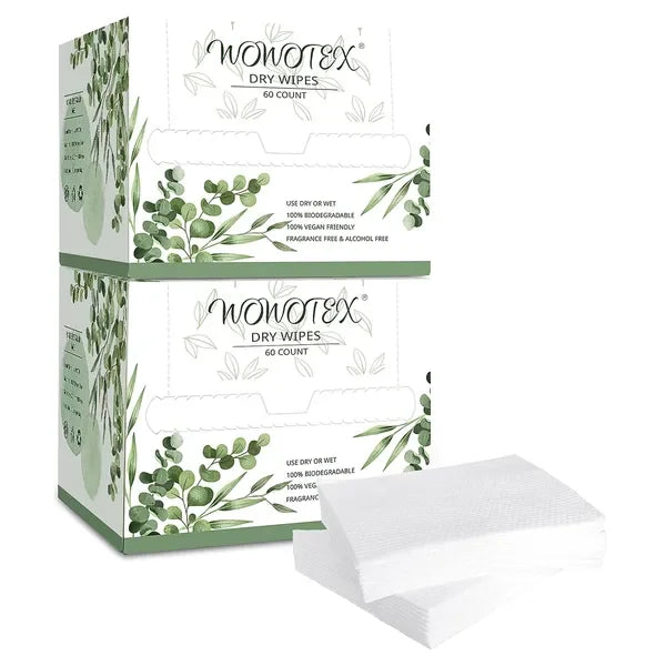 Biodegradable Disposable Face Towels 120 Count
