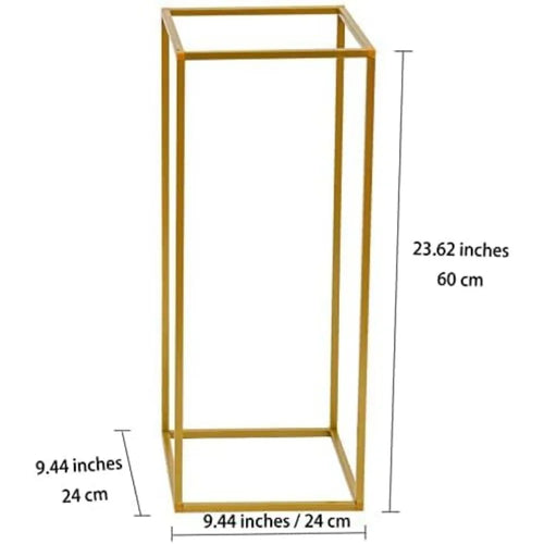 10 Pcs - Gold Flower Centerpiece Vase