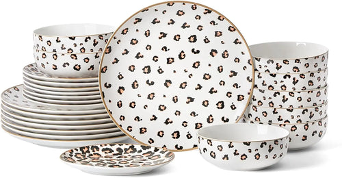 24-Piece Dinnerware Set, Porcelain