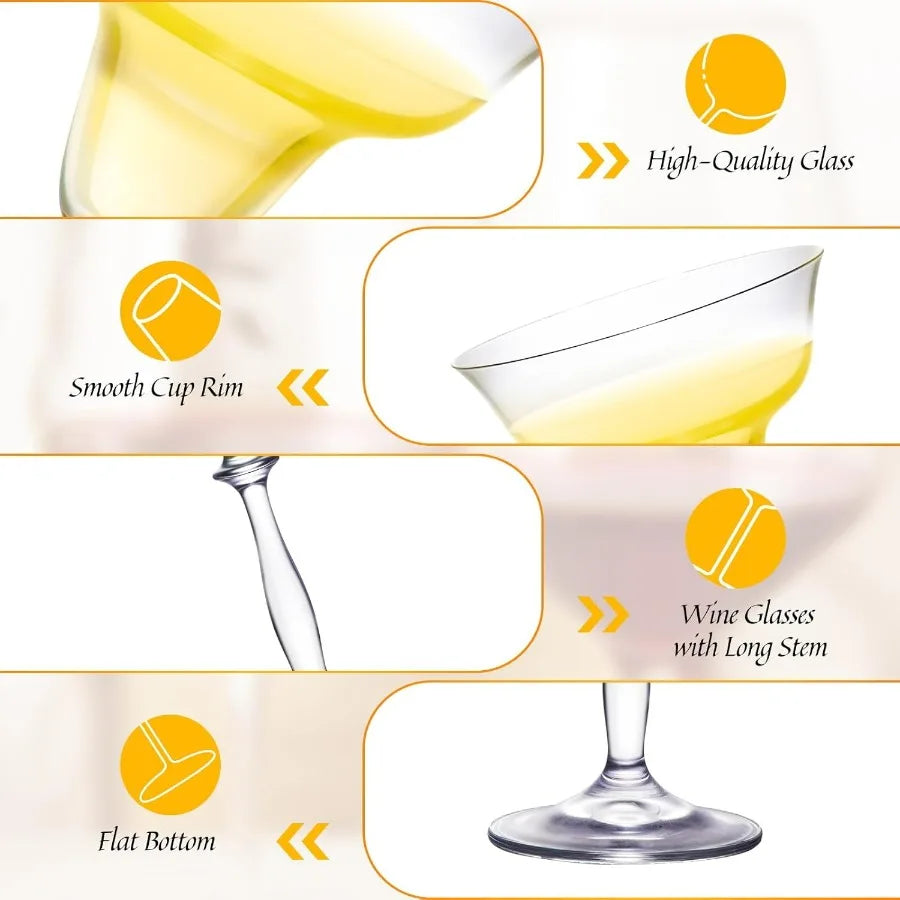 Margarita Glasses Set of 2 6.7oz