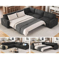 Extra-Large Convertible Sofa Bed  3-Way L-Shaped