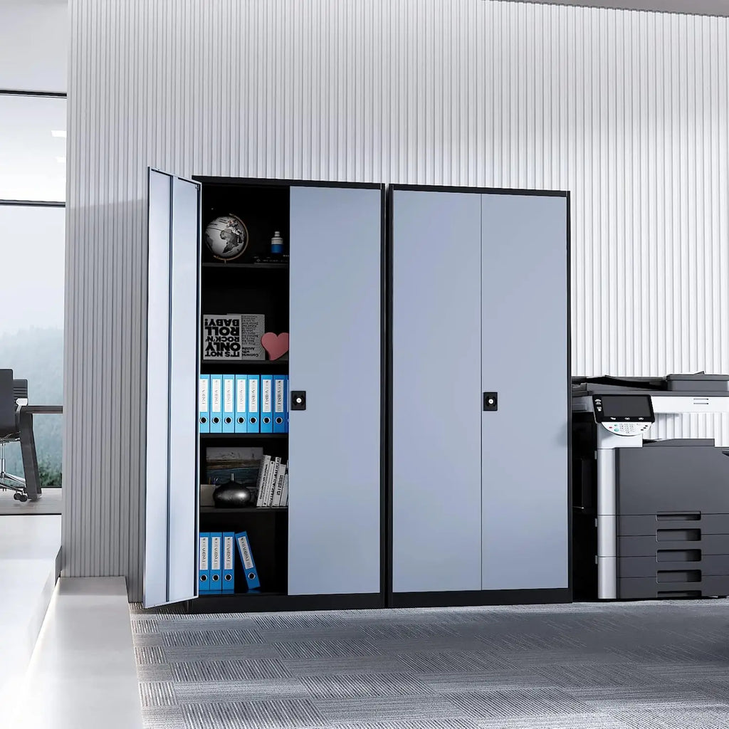 Metal Garage Storage Cabinet, 71" Tall