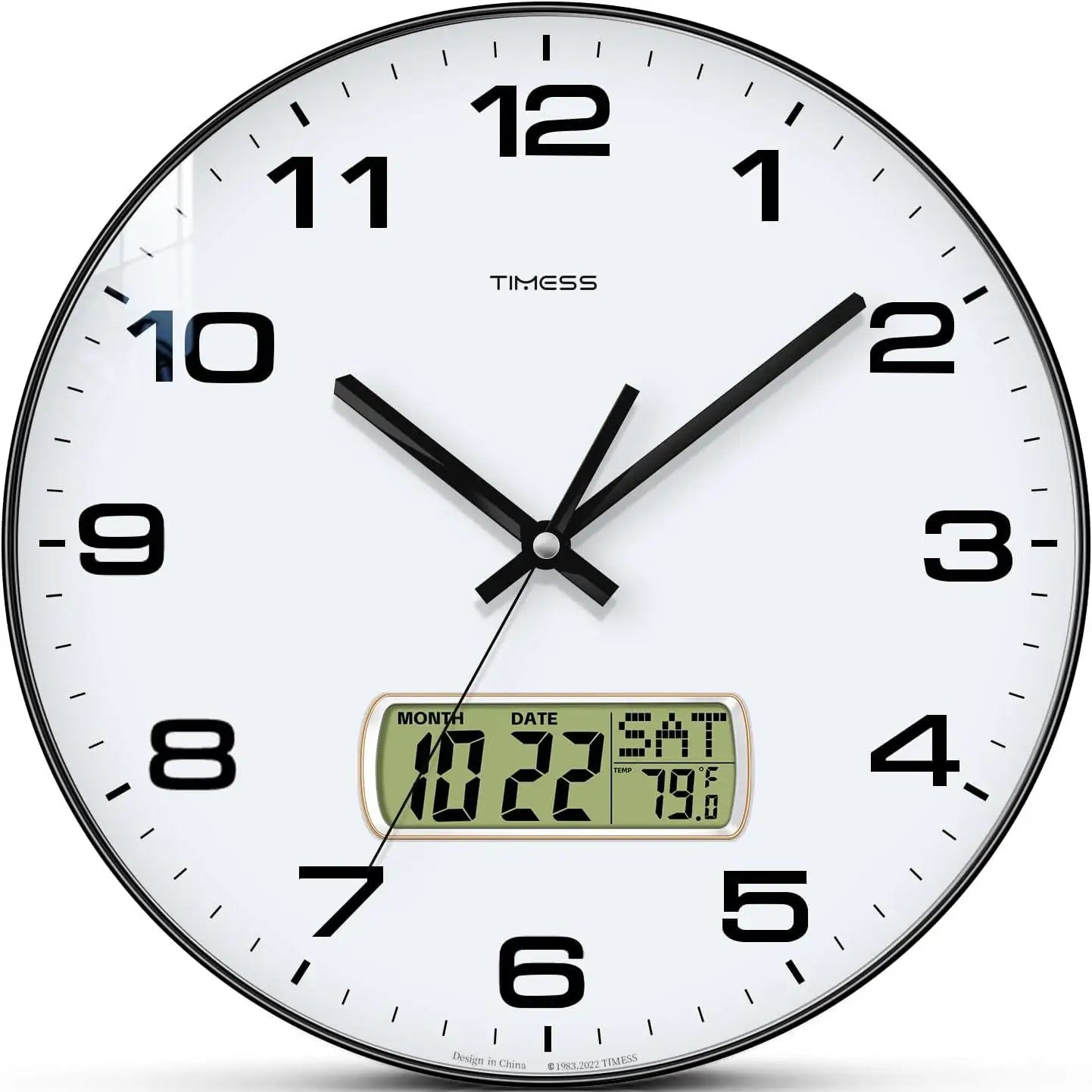 Timeless Calendar Wall Clock